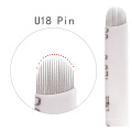 2019 New tattoo microblading disposable blades shading 0.22mm 18PIN U blade microblading needle